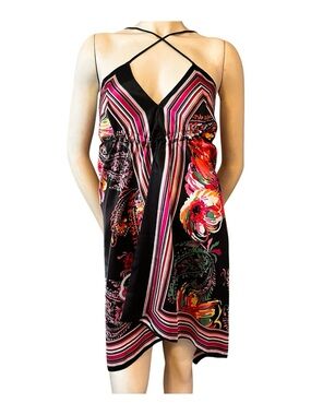 Point Scarf Dress Size Small Multi-Colored NWT